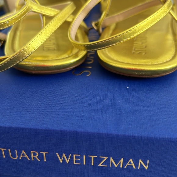 STUART WEITZMAN BARELY NUDE NEON FLAT SANDAL - Picture 4 of 11